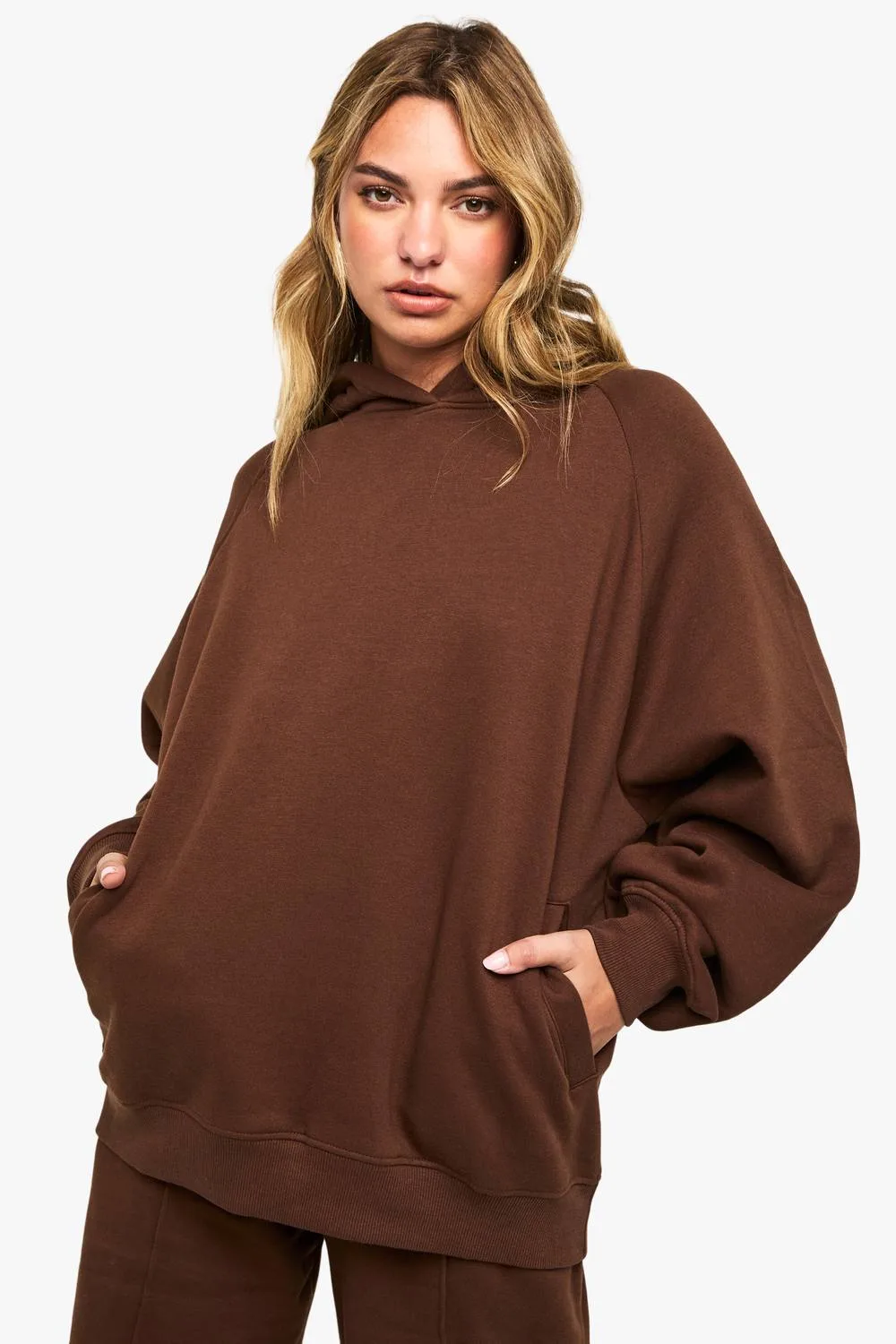 Raglan Seam Oversized Hoodie