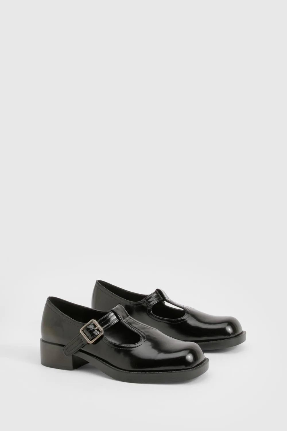 Chunky Square Toe Mary Jane Shoe by boohoo