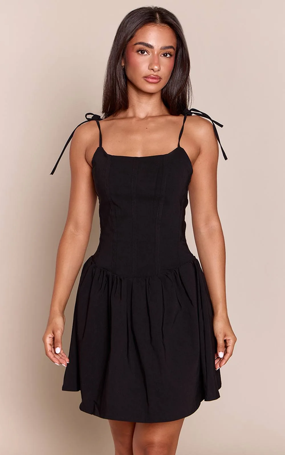 Strappy Corset Shift Mini Dress by PrettyLittleThing