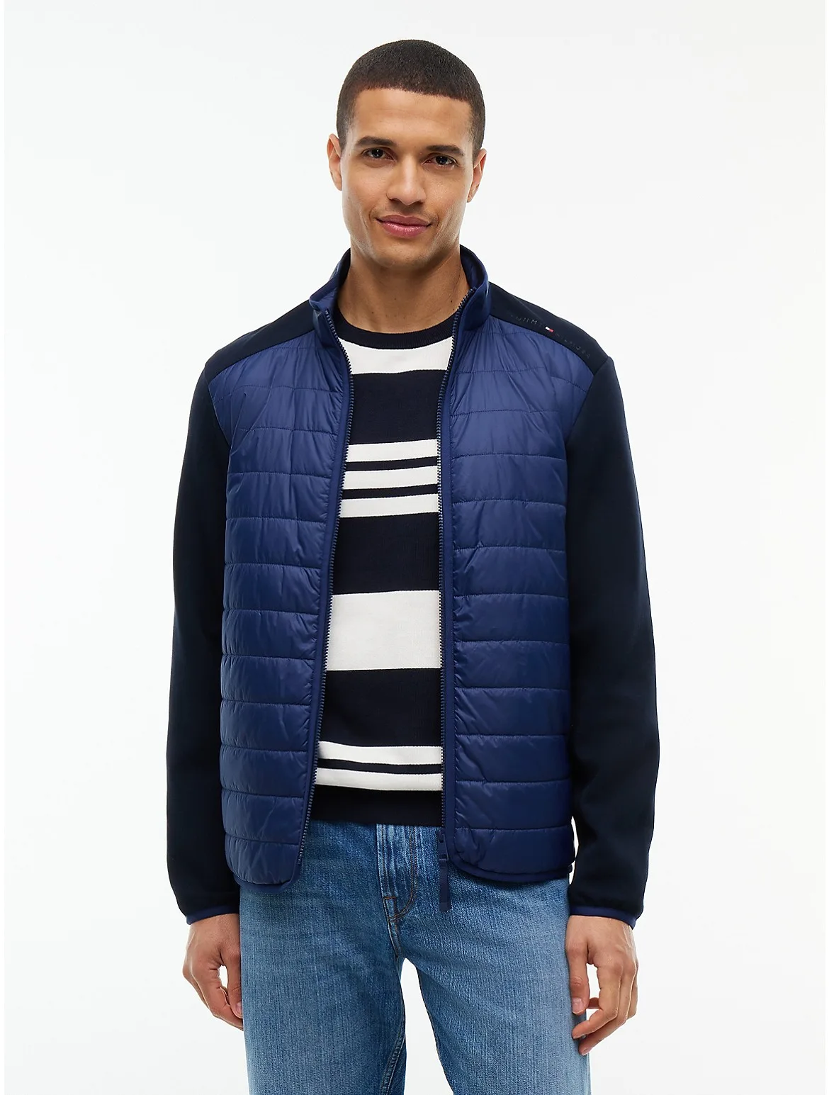 Mixed-Media Performance Zip Jacket by Tommy Hilfiger
