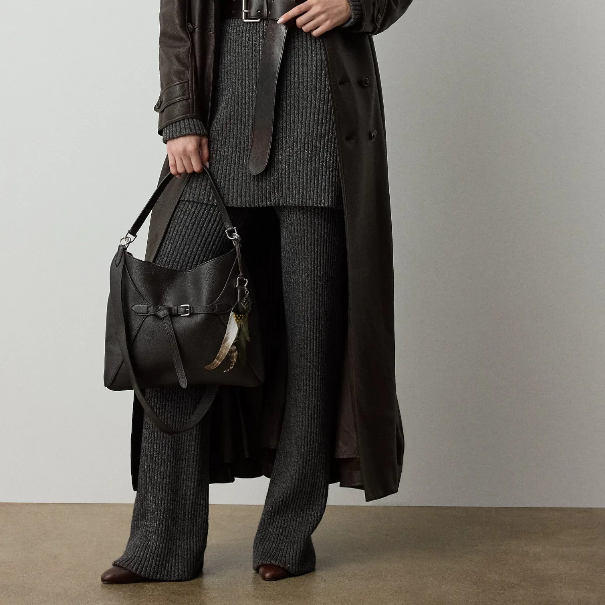Presling Silk-Blend Mouliné Trouser by Ralph Lauren Collection