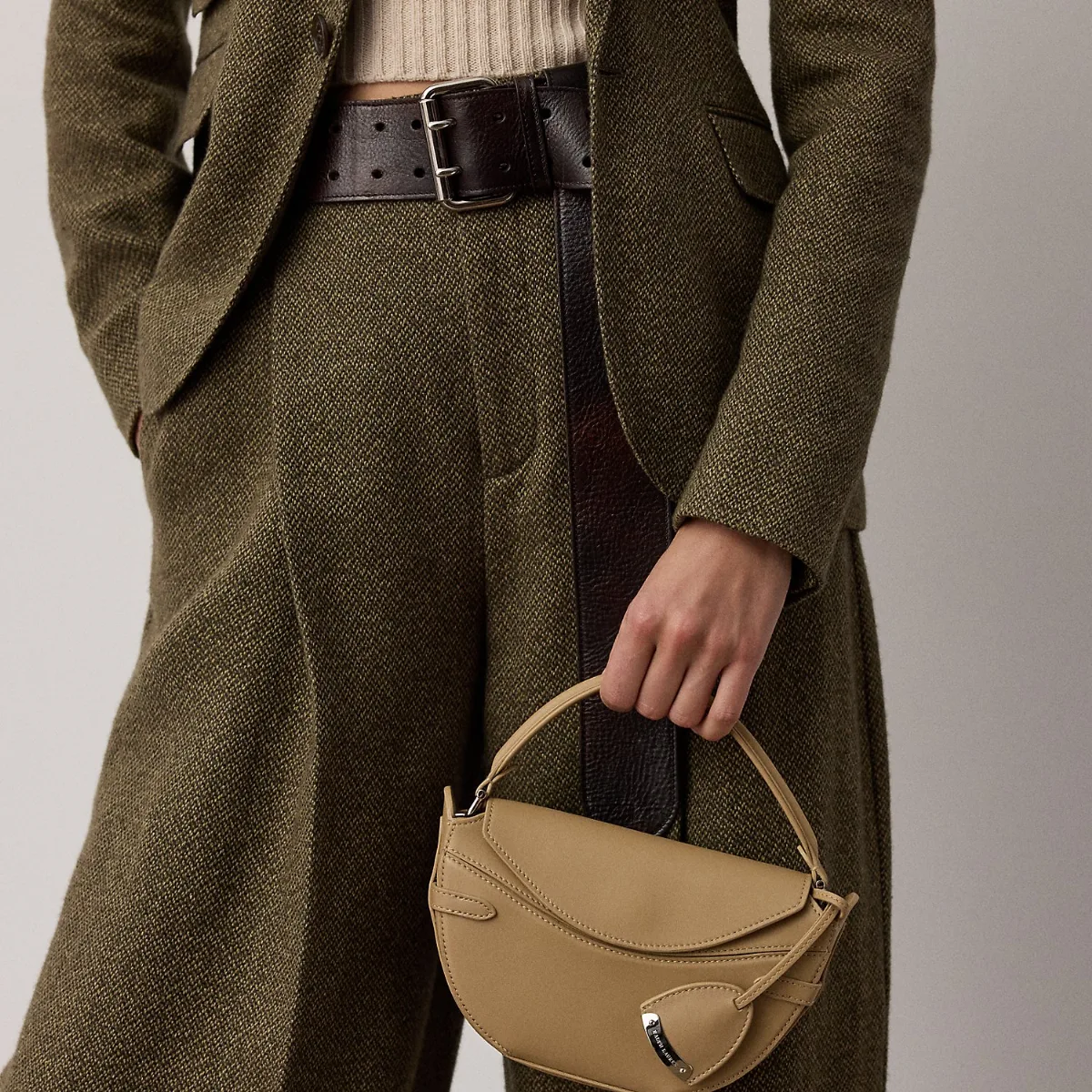 The Ralph Lauren Calfskin Mini Crossbody Bag by Ralph Lauren Collection