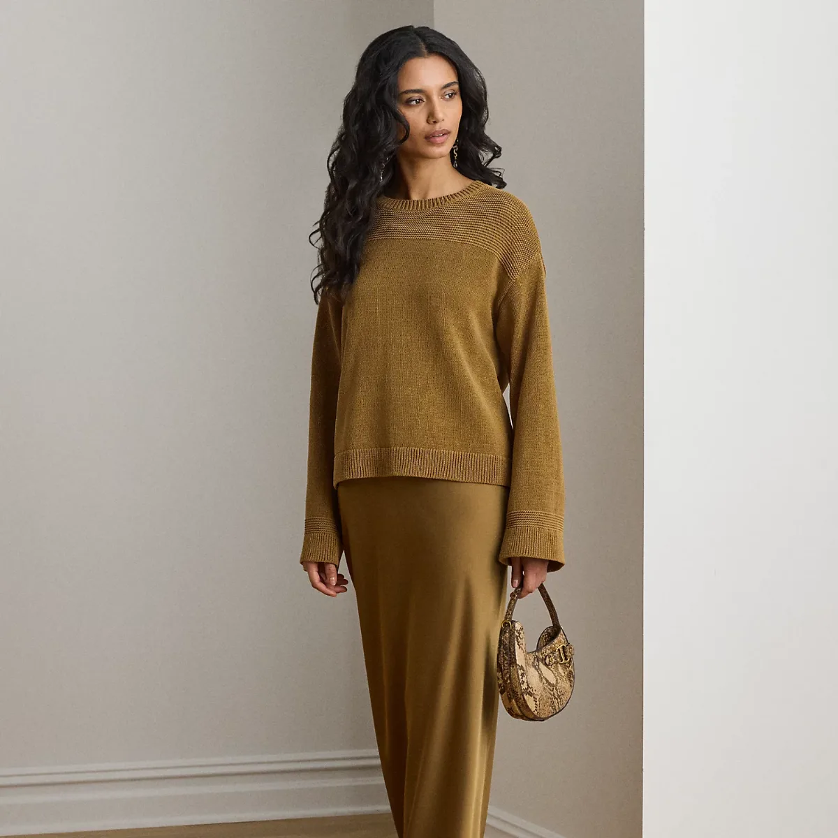 Satin Charmeuse Maxiskirt by Lauren Ralph Lauren