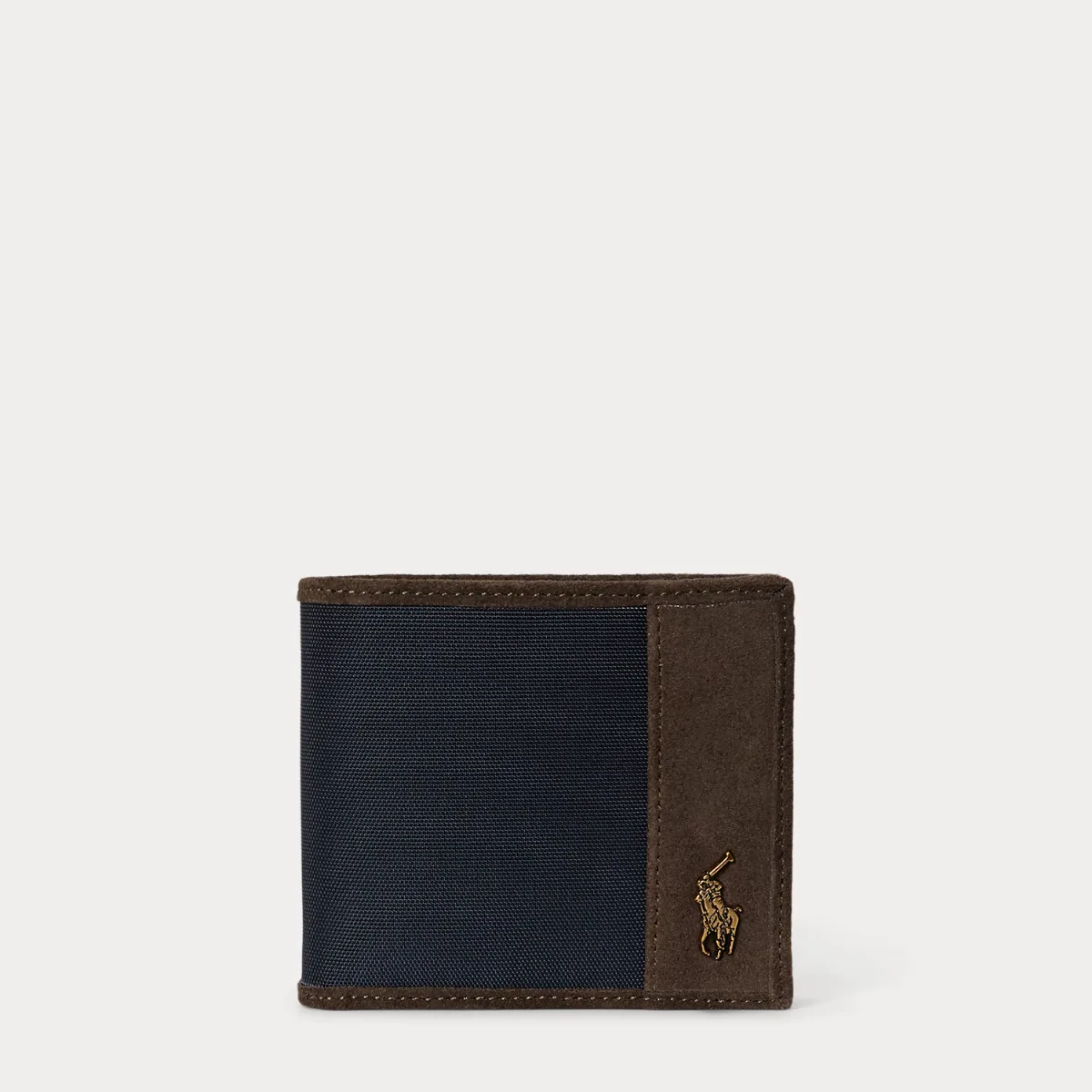 Suede-Trim Billfold Wallet by Polo Ralph Lauren