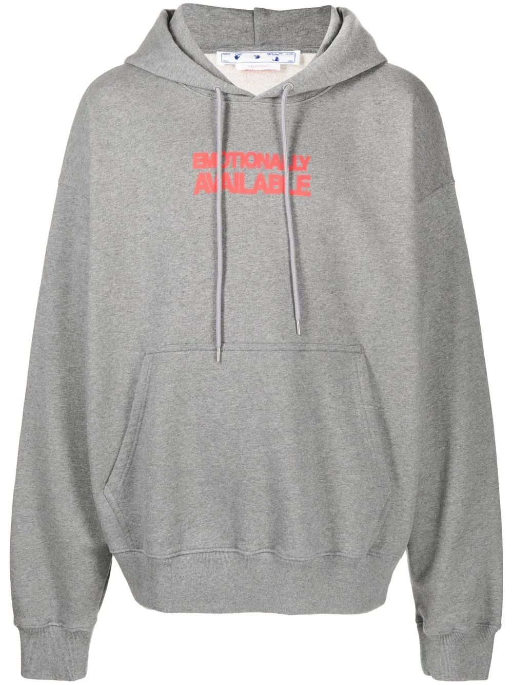 Arrows-Motif Drawstring Hoodie by Off-White