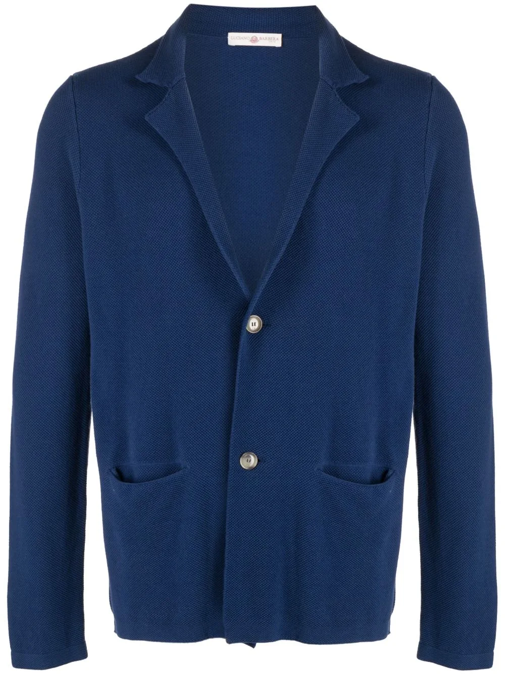 Long-Sleeved Cotton Cardigan by Luciano Barbera