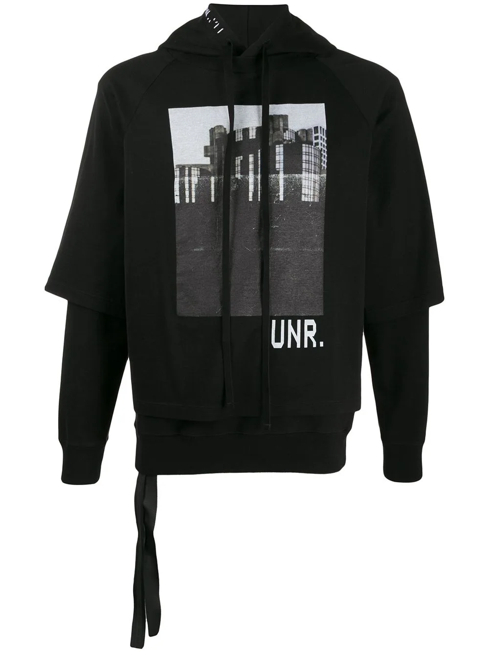 Photographic-Print Hoodie by UNRAVEL PROJECT