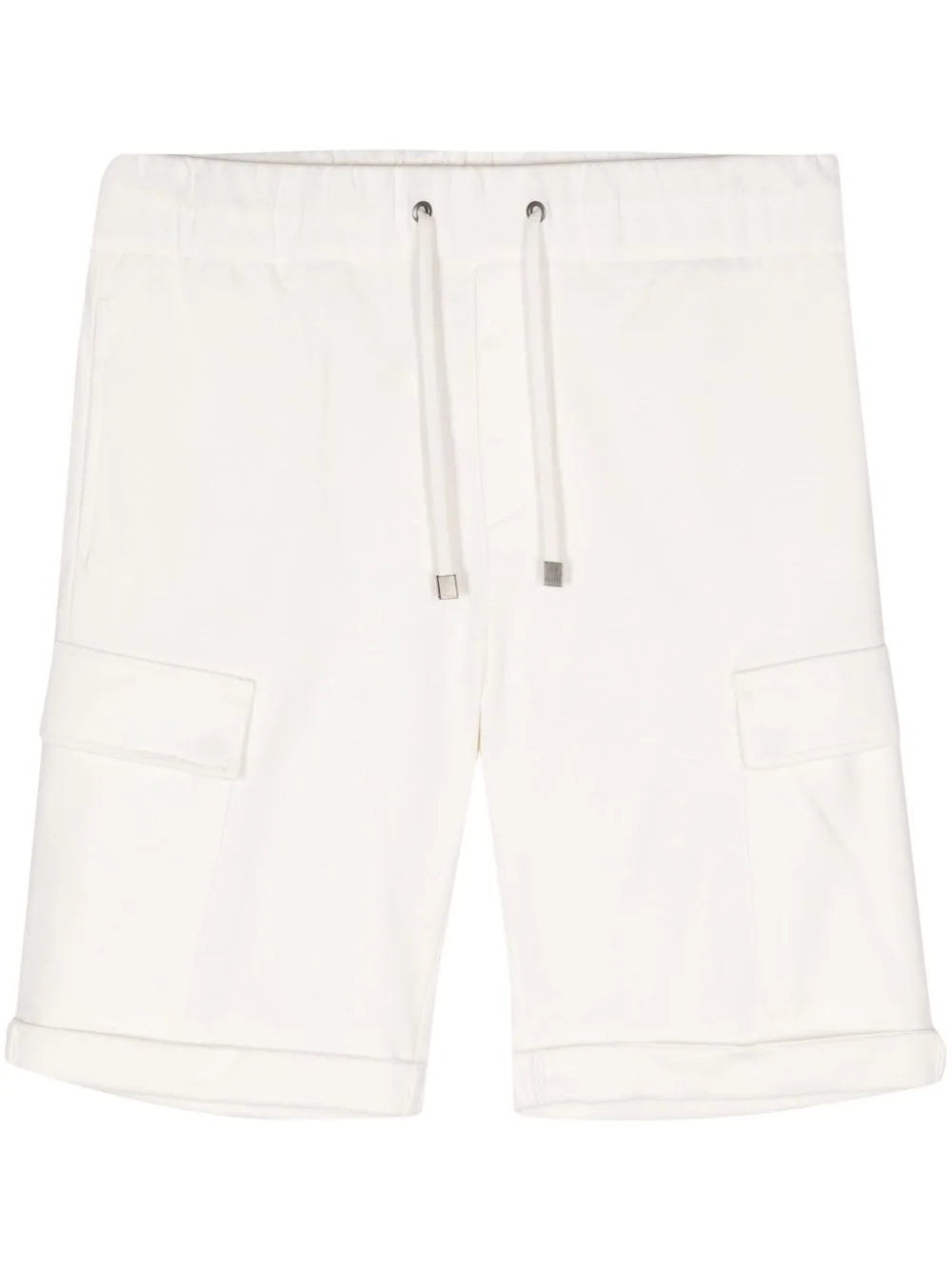 Drawstring-Waist Cotton Shorts by Peserico