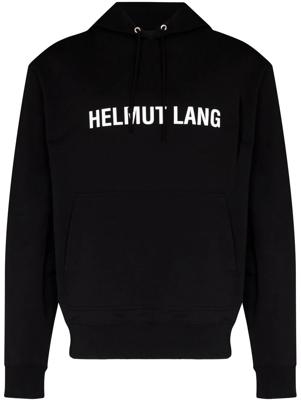 Logo-Print Hoodie by Helmut Lang