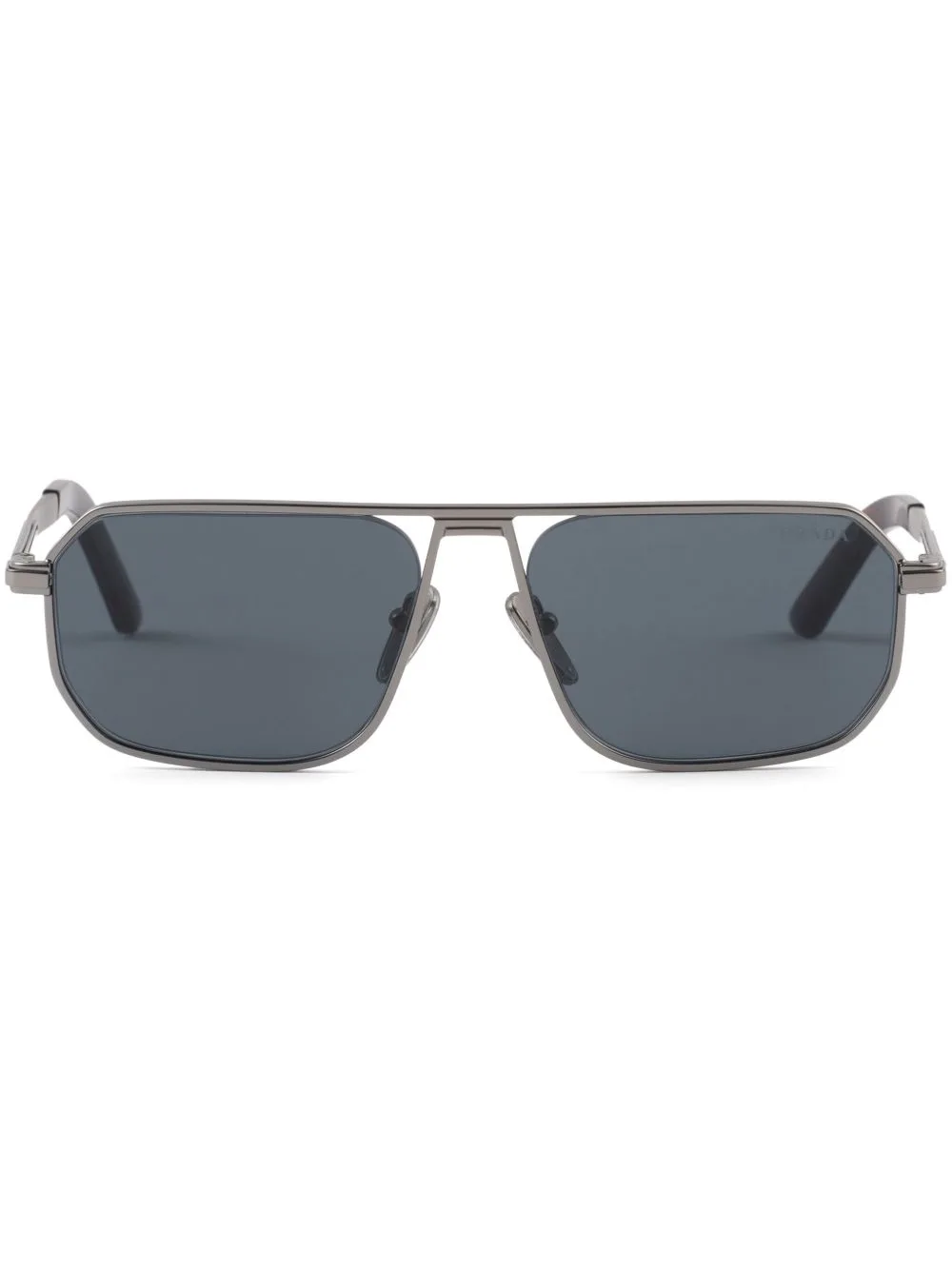 Logo-Engraved Pilot-Frame Sunglasses by Prada Eyewear