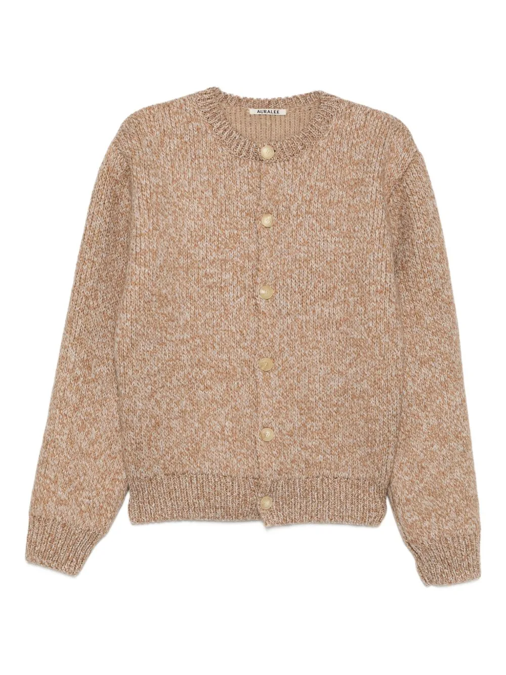 Gauge Crew-Neck Cardigan by Auralee