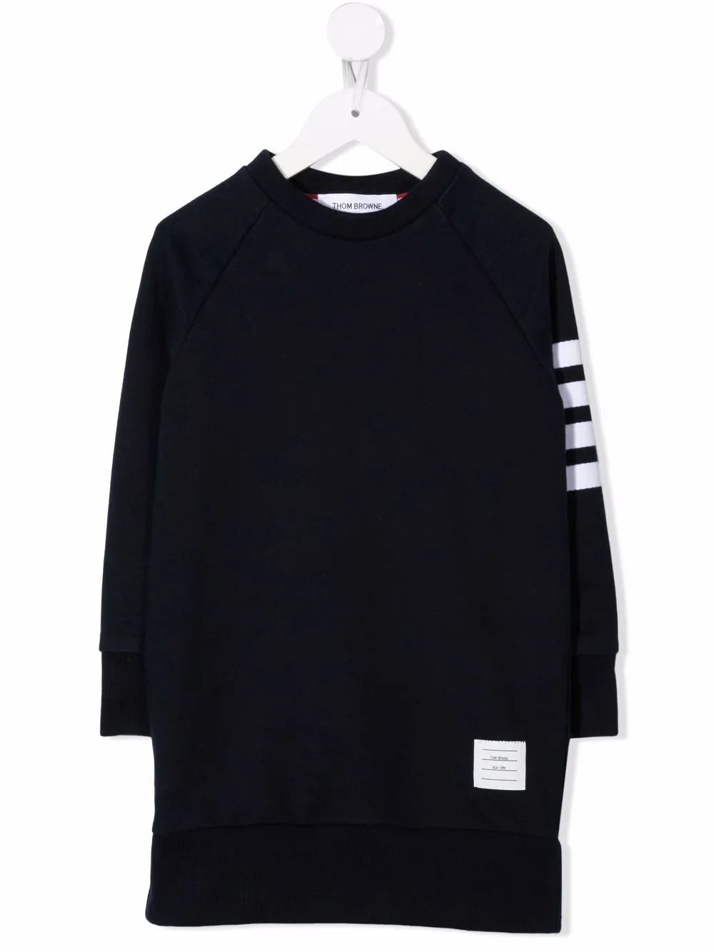 4-Bar Loopback Dress by Thom Browne Kids