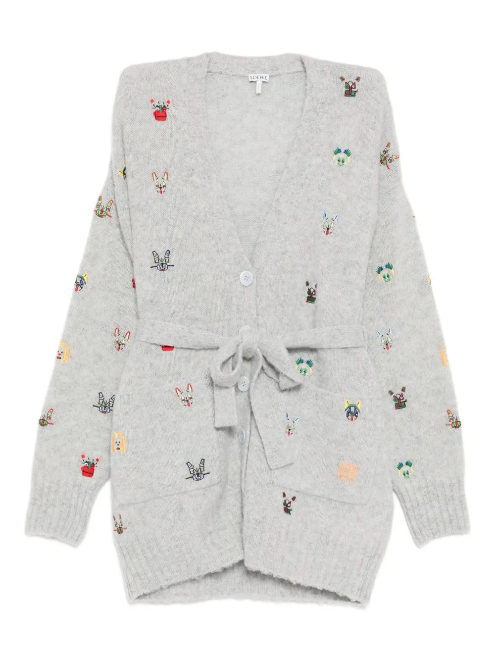 Animal-Embroidered Cardigan by LOEWE