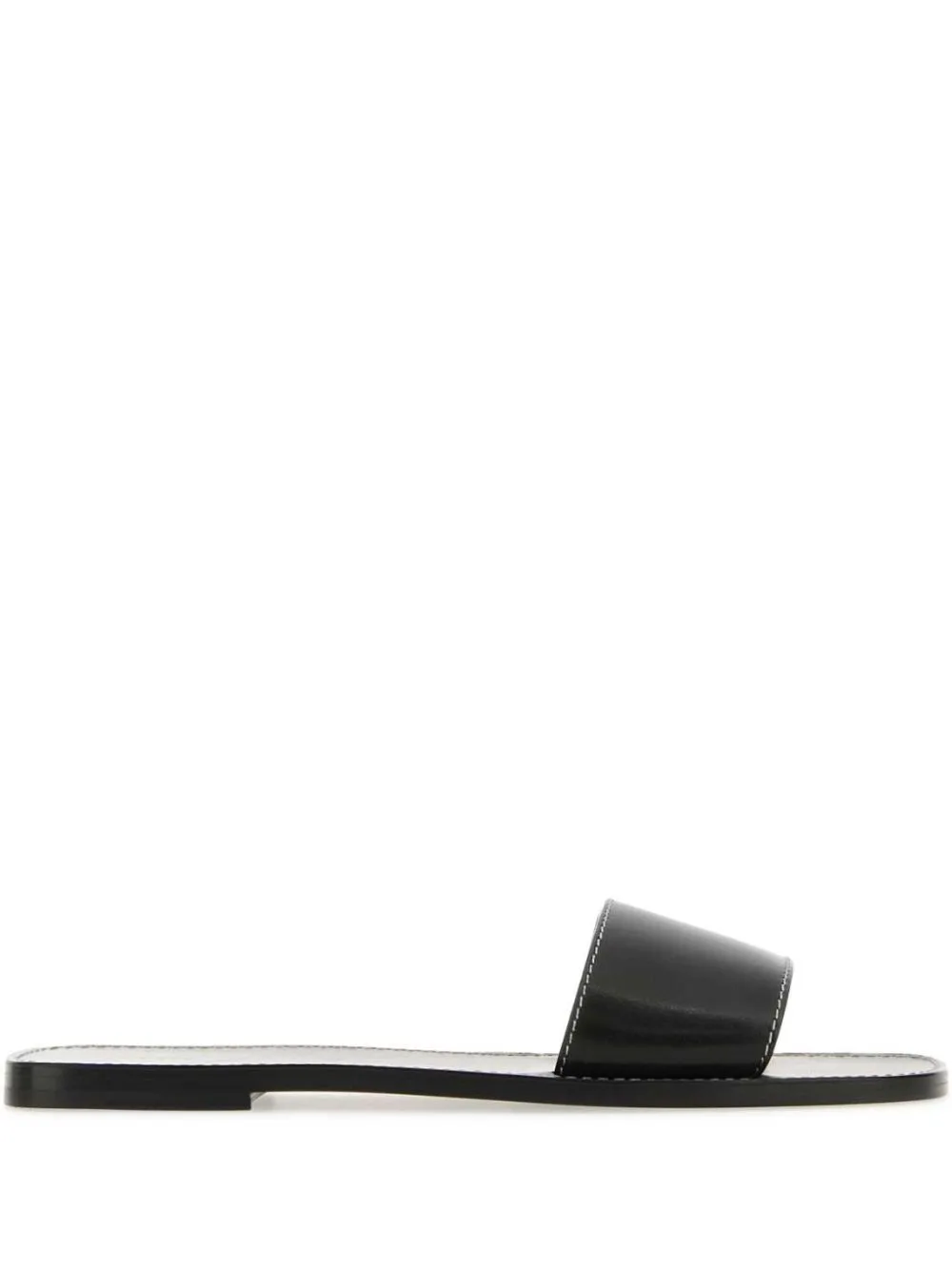 Milla Leather Slides by The Row