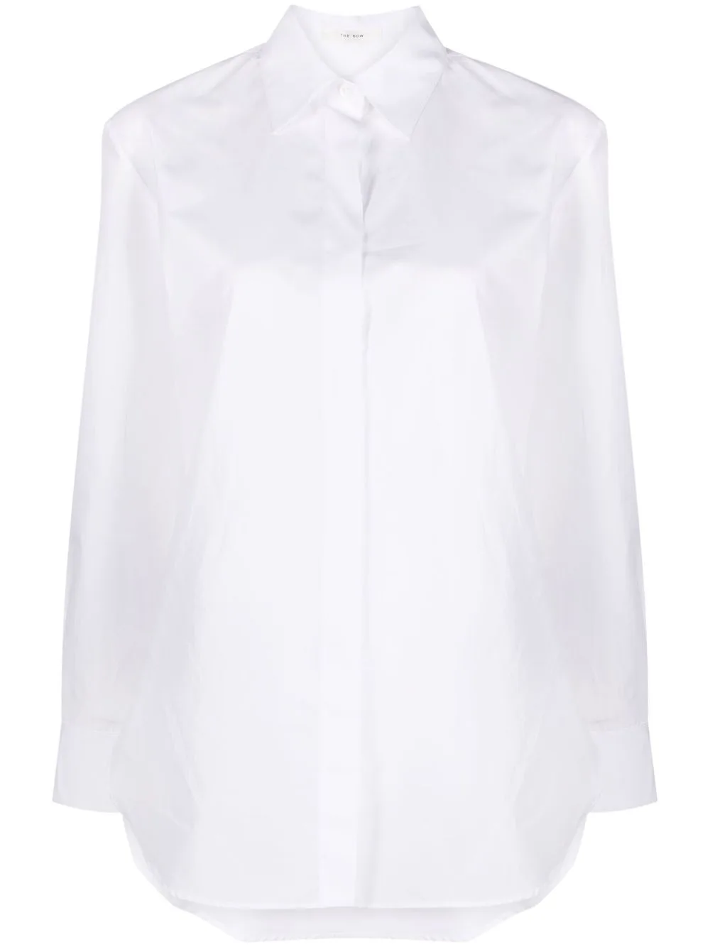 Pointed-Collar Long-Sleeve Shirt by The Row