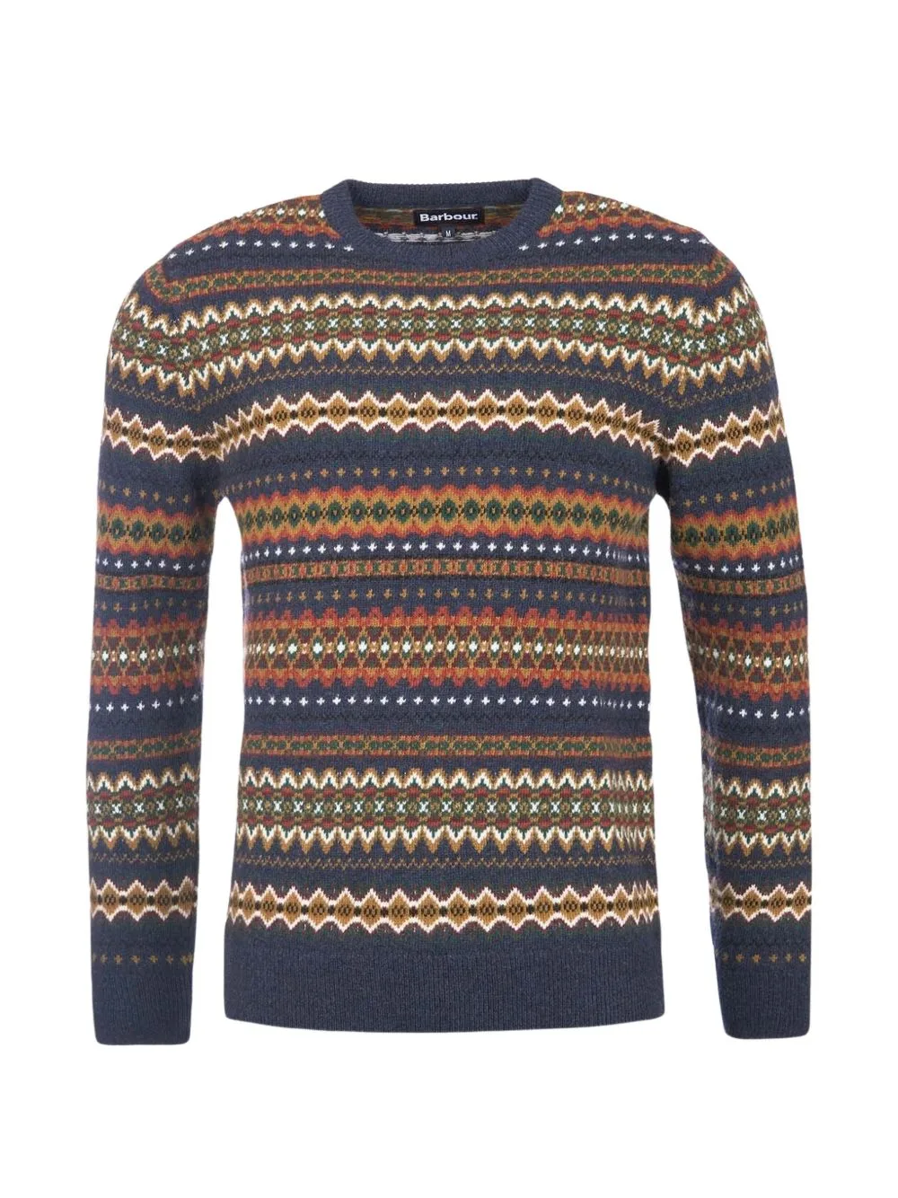 Graphic-Print Wool Jumper by Barbour