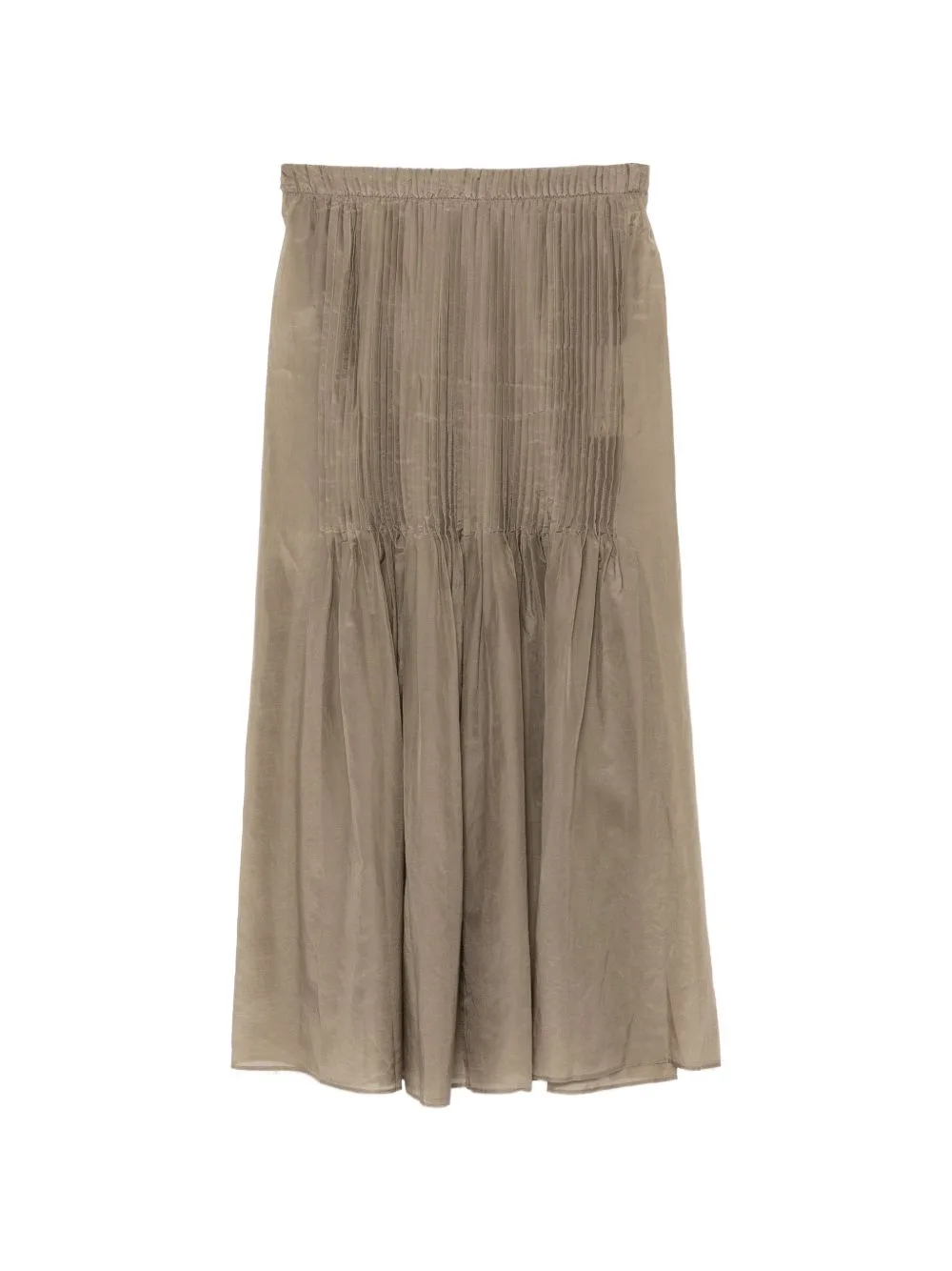 Pleated Midi Skirt by Lauren Manoogian