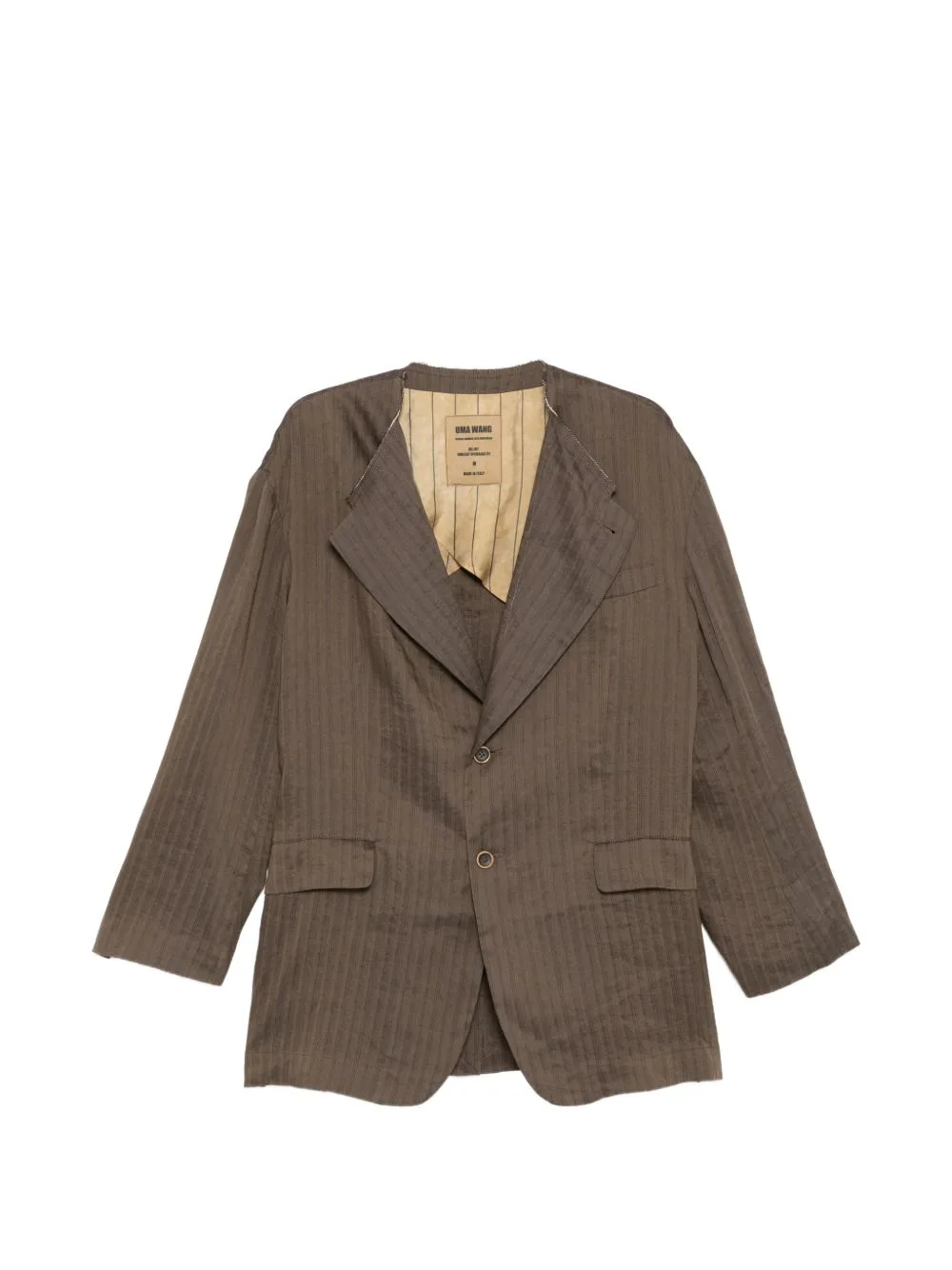 Jui Single-Breasted Blazer by Uma Wang