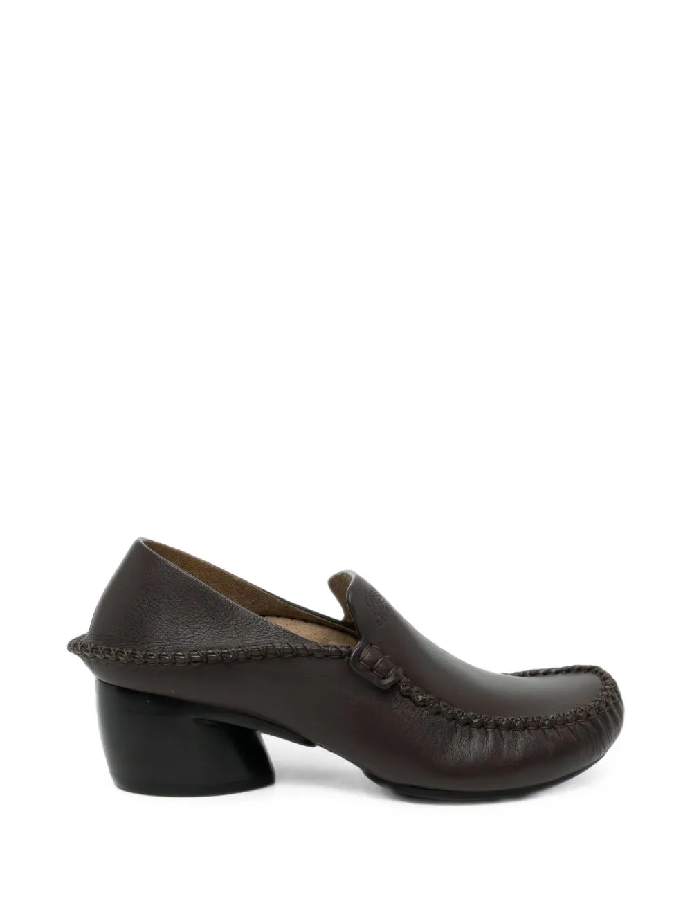 45mm Oval Leather Loafers by LOEWE