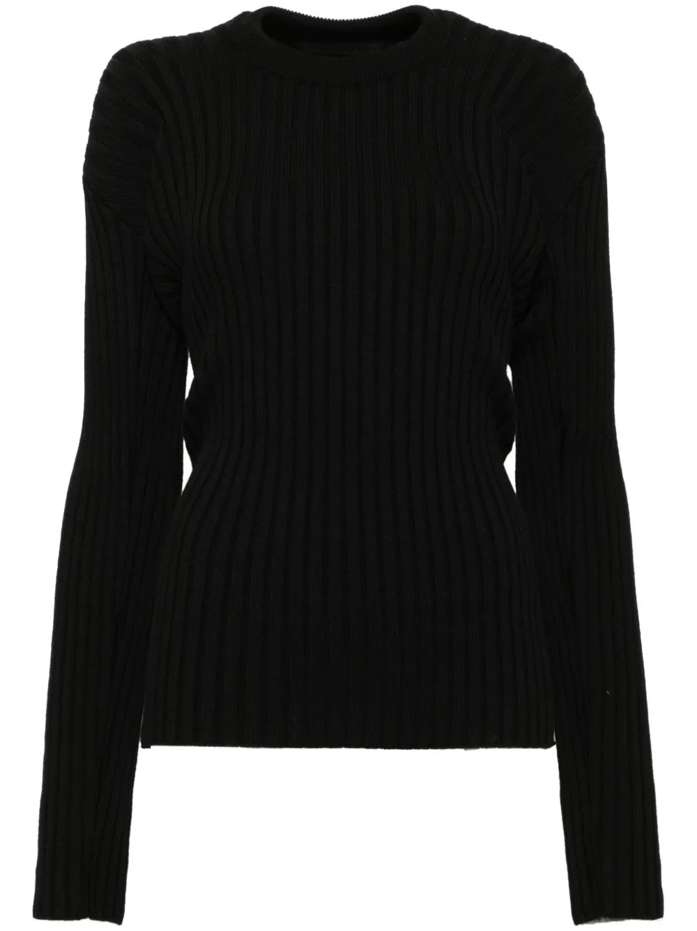 Double-Collar Bascule Rib Jumper by ALAINPAUL
