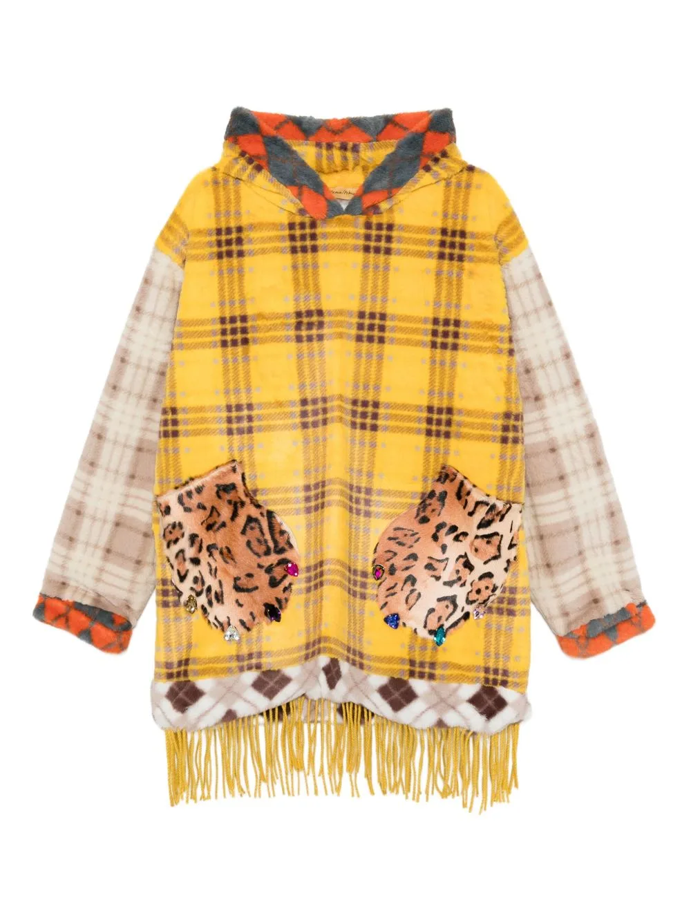Checked Hoodie by PENULTIMATE