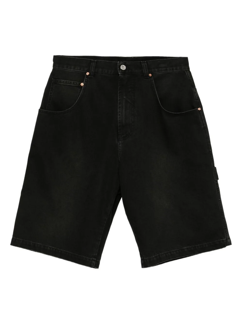 Faded Denim Shorts by VETEMENTS