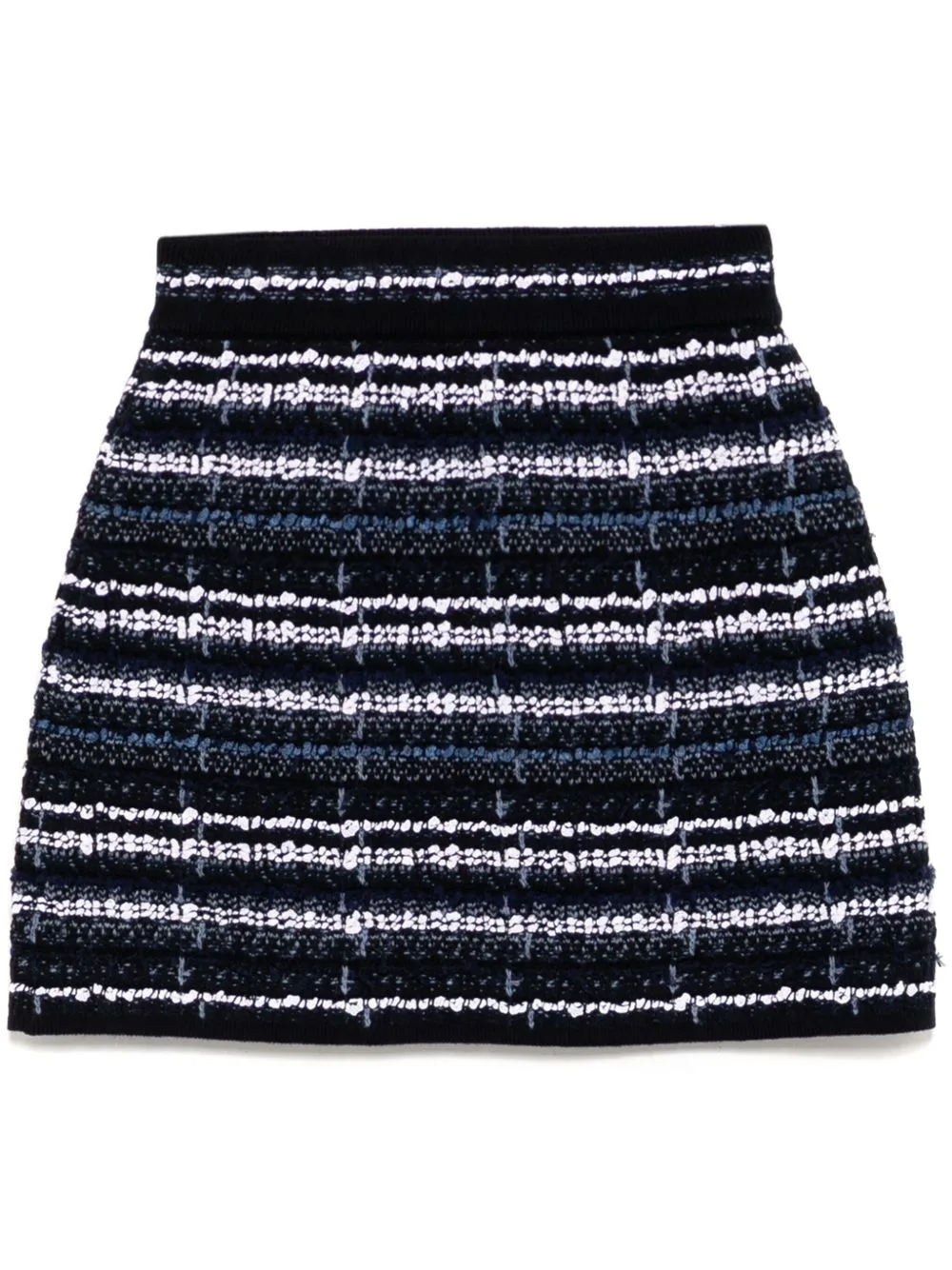 Tweed Mini Skirt by Thom Browne