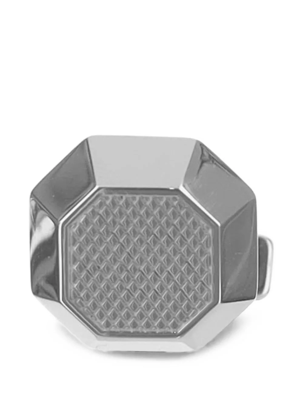 Textured Octagonal-Shaped Brass Cufflinks by BOSS