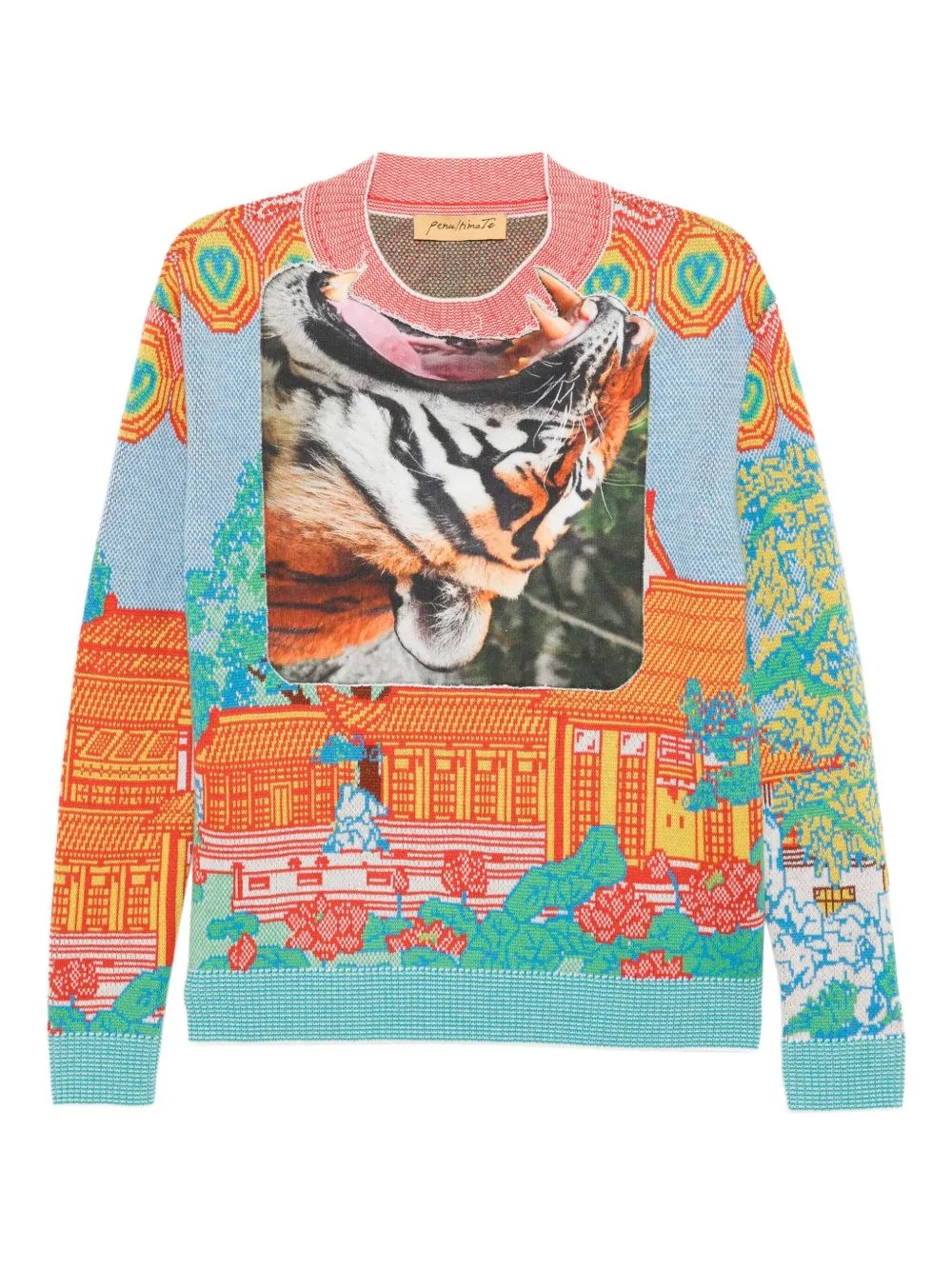 Graphic-Print Jumper by PENULTIMATE