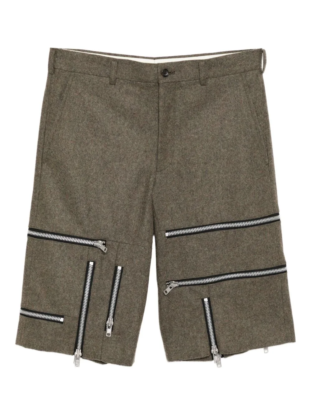 Zip-Detail Shorts by Comme des Garçons Homme Plus