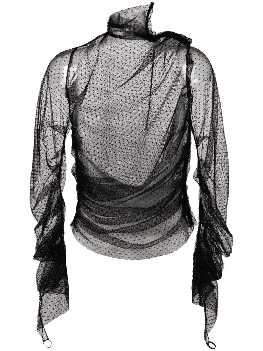 Point-D'esprit Tulle Top by ALAINPAUL