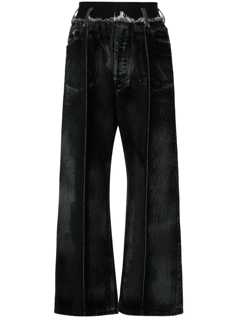 Logo-Waistband Jeans by ALAINPAUL