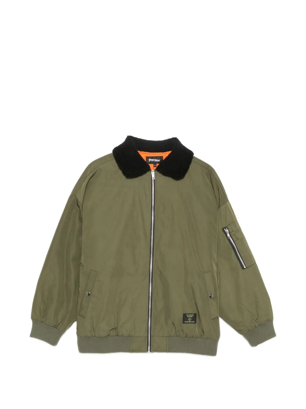 Zipped Embroidered Jacket by PEACE AND AFTER