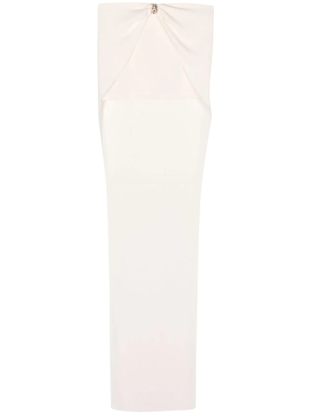 High-Waist Gathered Maxi Skirt by Blumarine