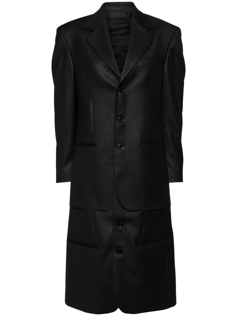 Layered Single-Breasted Coat by BETTTER