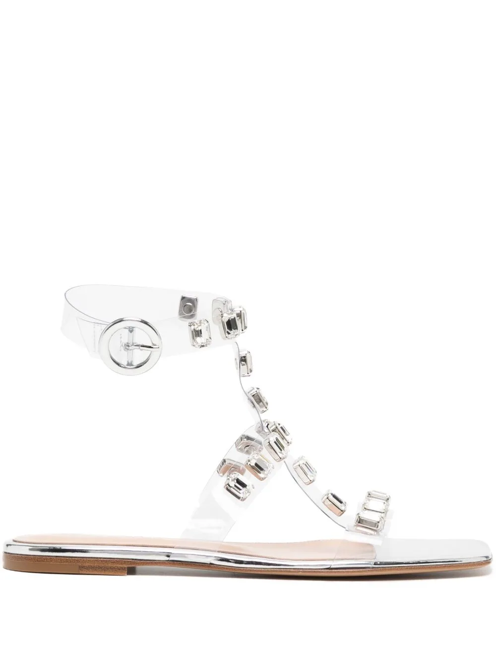Crystal-Embellished Sandals by Gianvito Rossi