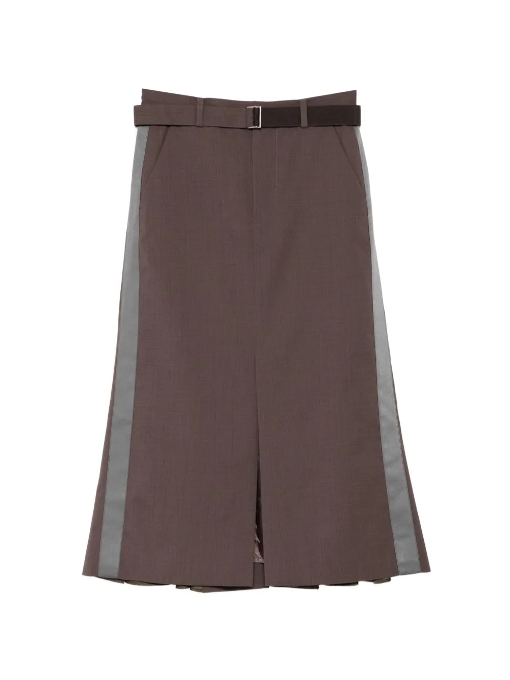 Belted Panel Skirt by sacai