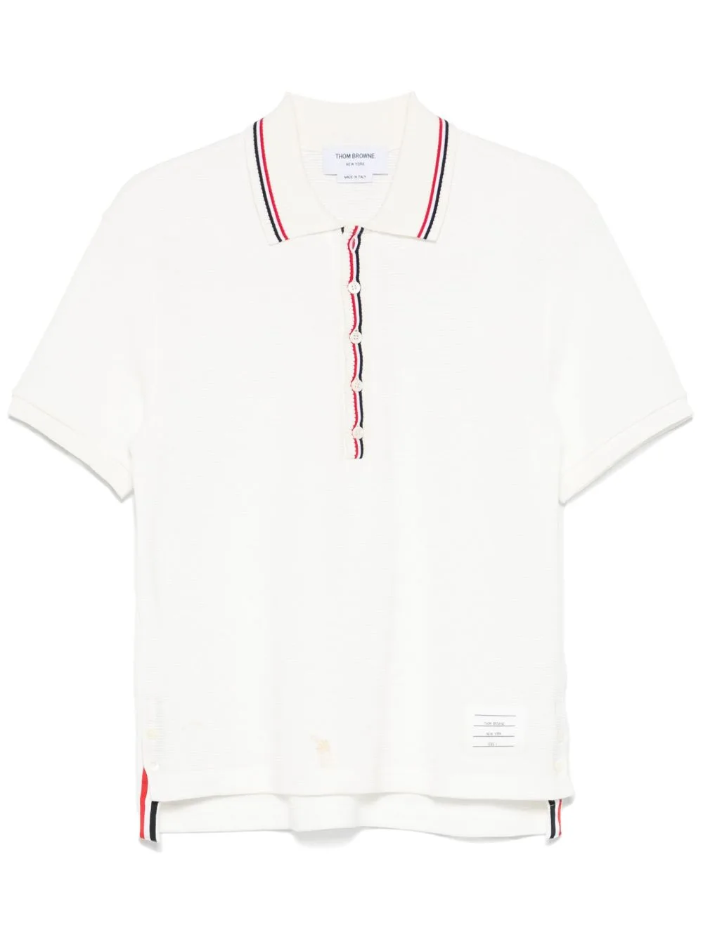 RWB Stripe-Detail Polo Shirt