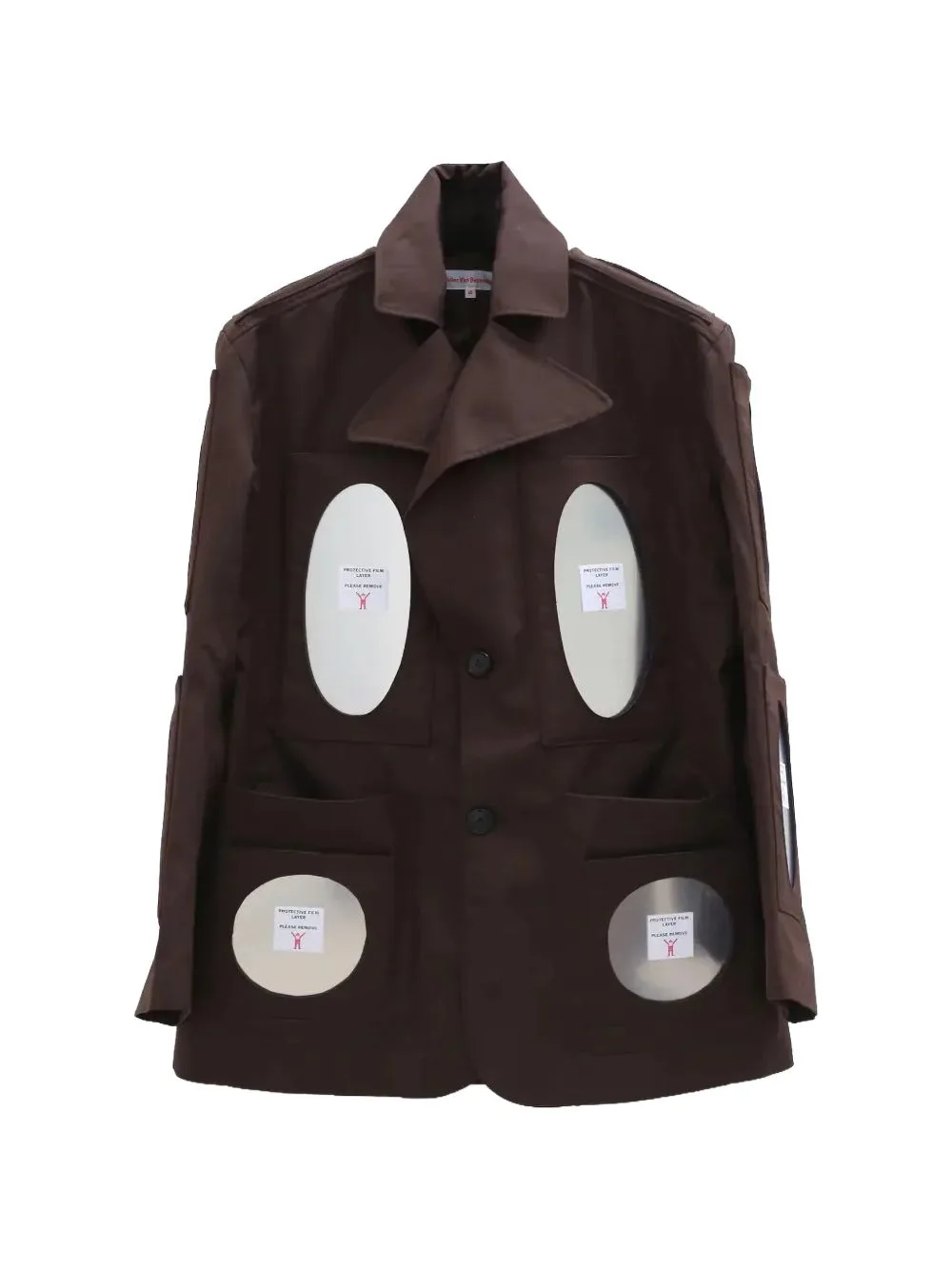 Mirror-Detail Notch-Lapel Jacket by Walter Van Beirendonck