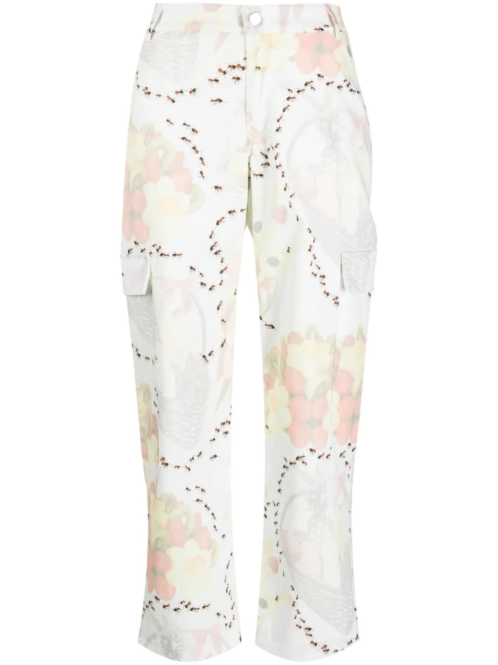 Graphic-Print Trousers by Collina Strada