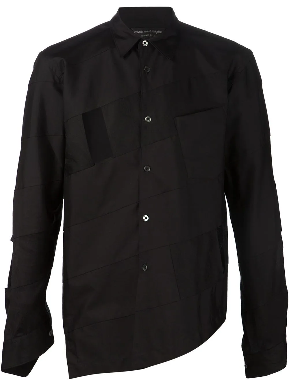 Cutout Detail Panelled Shirt by Comme des Garçons Homme Plus