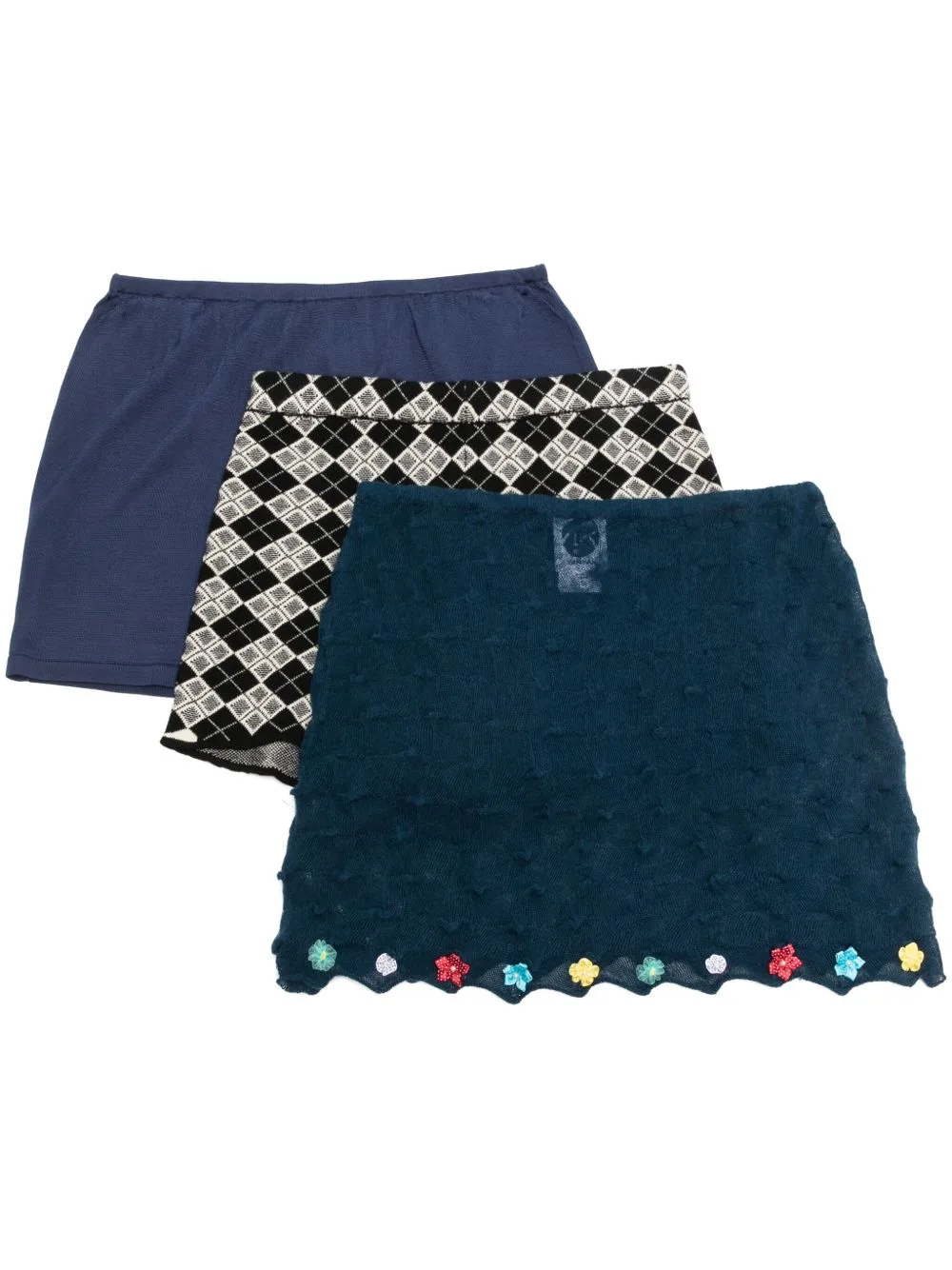Knitted Skirt Set by YANYAN KNITS