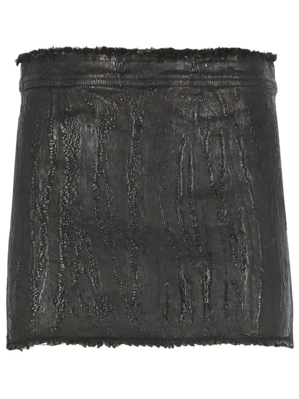 Denim Mini Skirt by Rick Owens