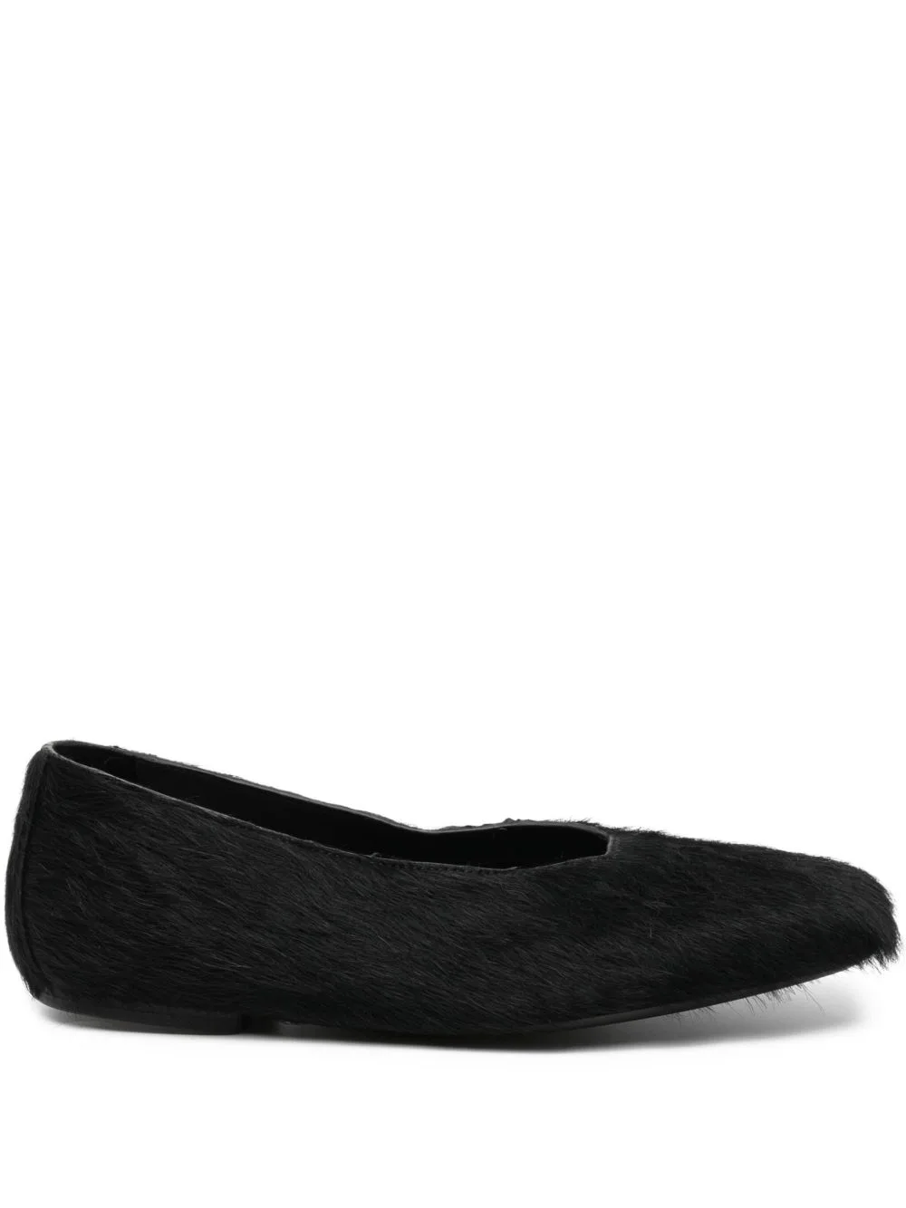 Leather Ballet Flats by Rick Owens