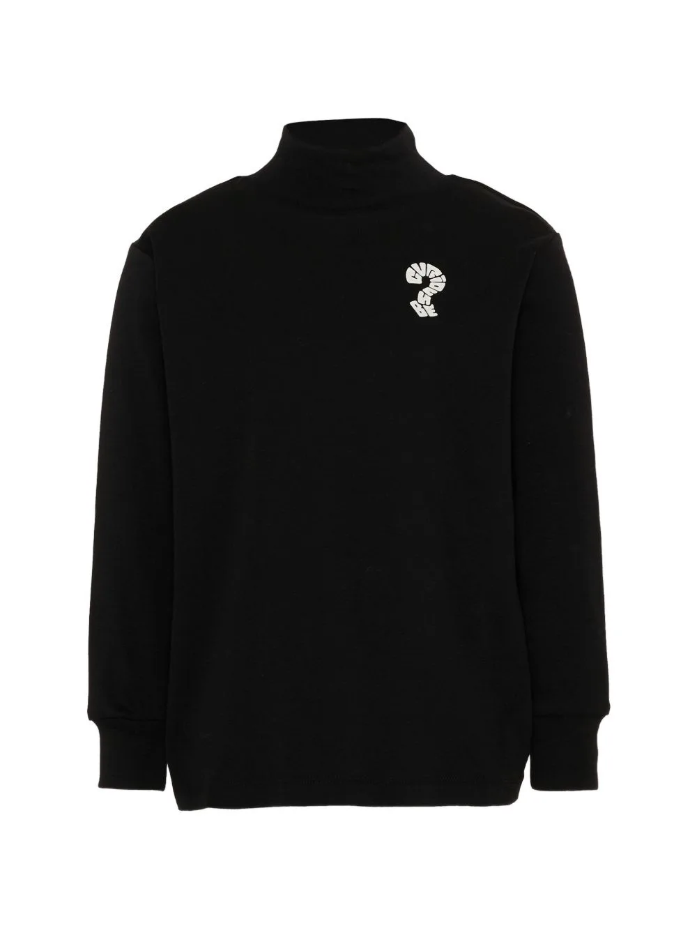Graphic-Print High-Neck Top by Molo