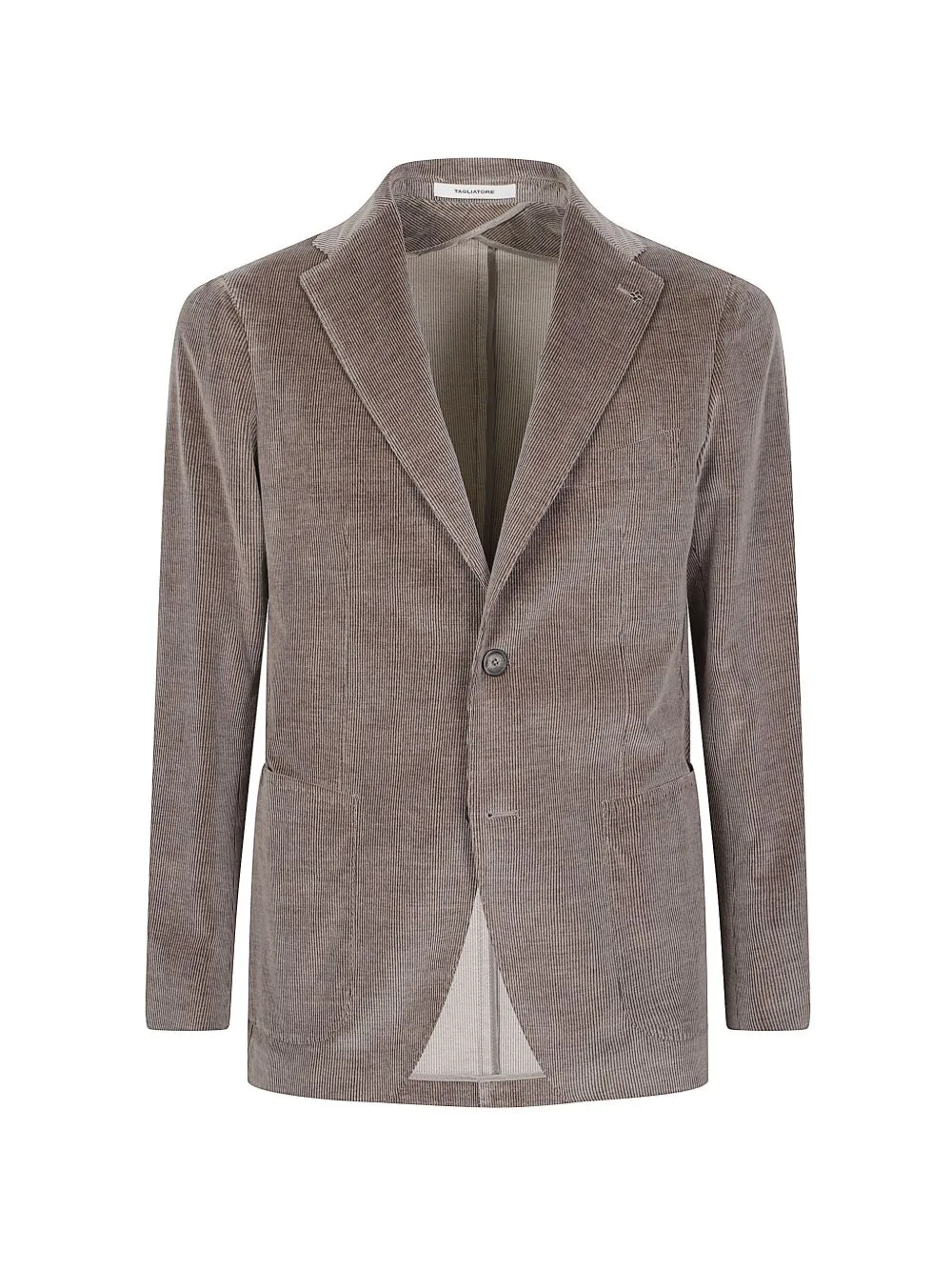 Corduroy Single-Breasted Blazer by Tagliatore