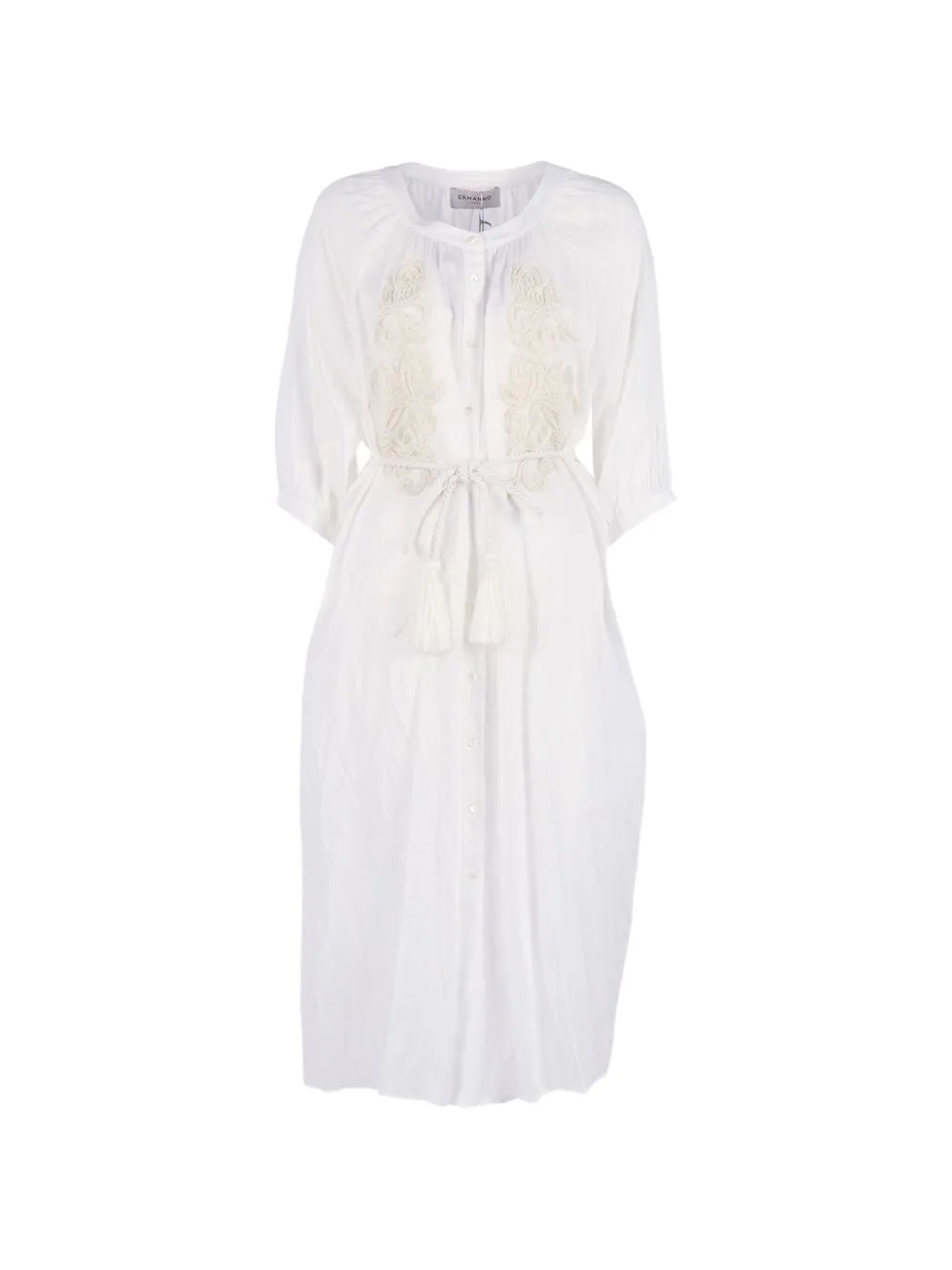 Belted Midi Dress by Ermanno Scervino