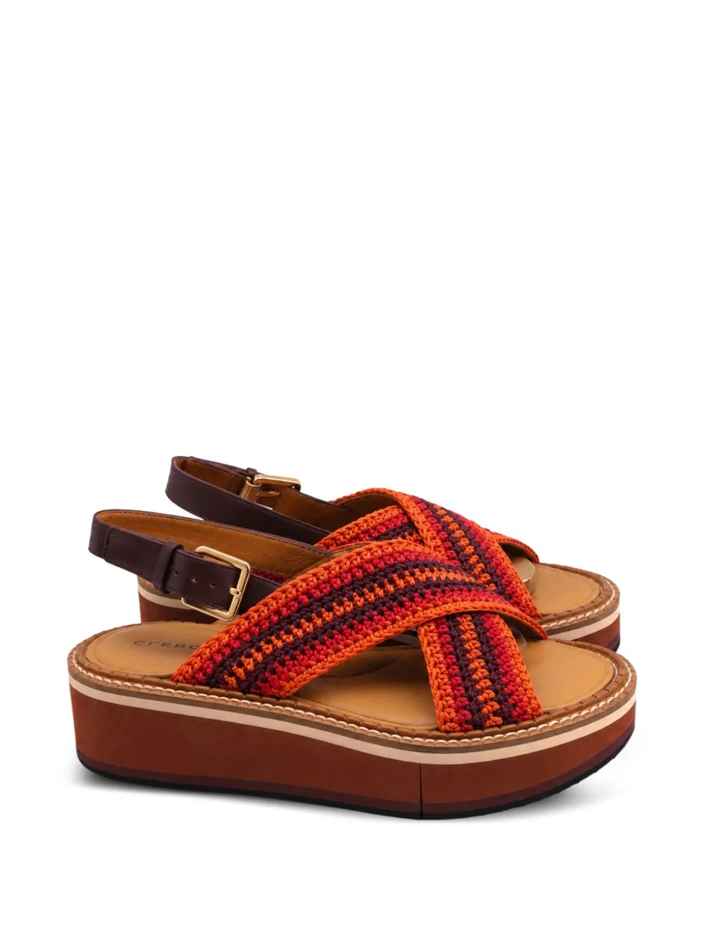 Woven Platform Sandals by Clergerie