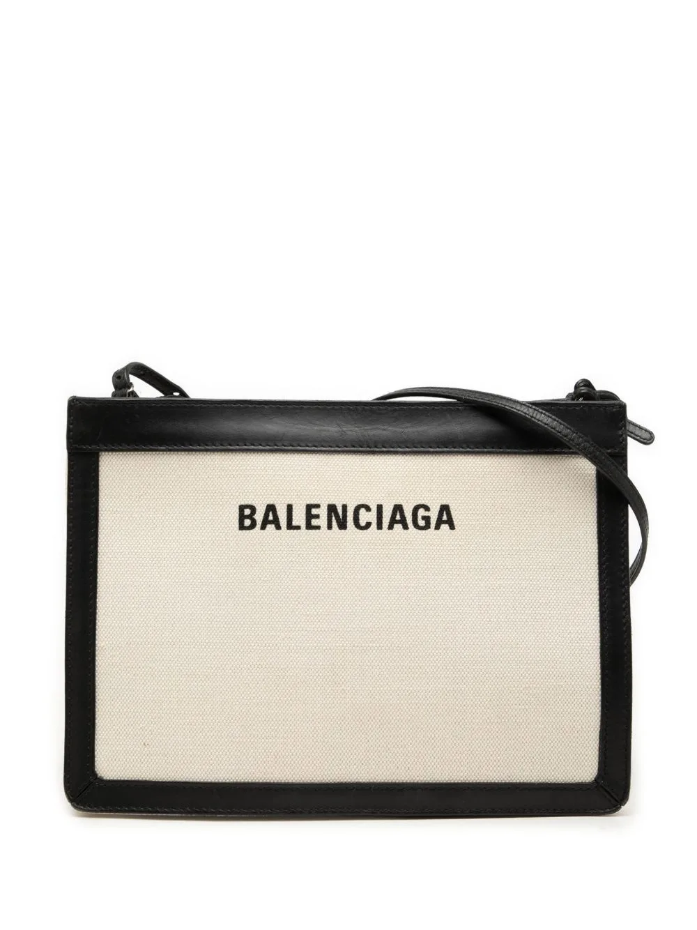 2010-2020 Canvas Navy Pochette Crossbody Bag by Balenciaga Pre-Owned