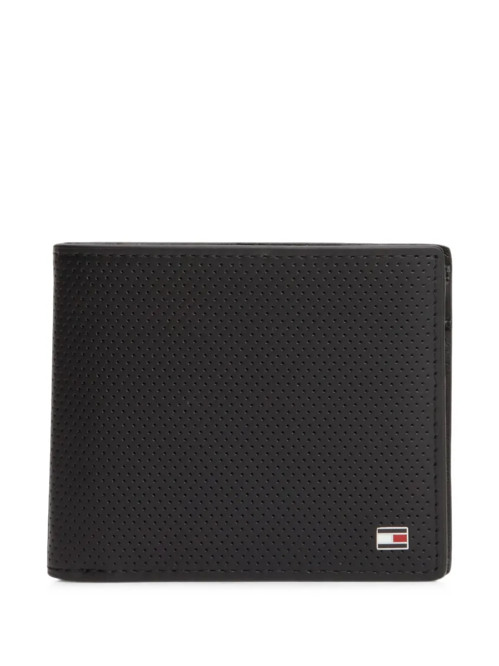 Perforated Logo-Plaque Wallet